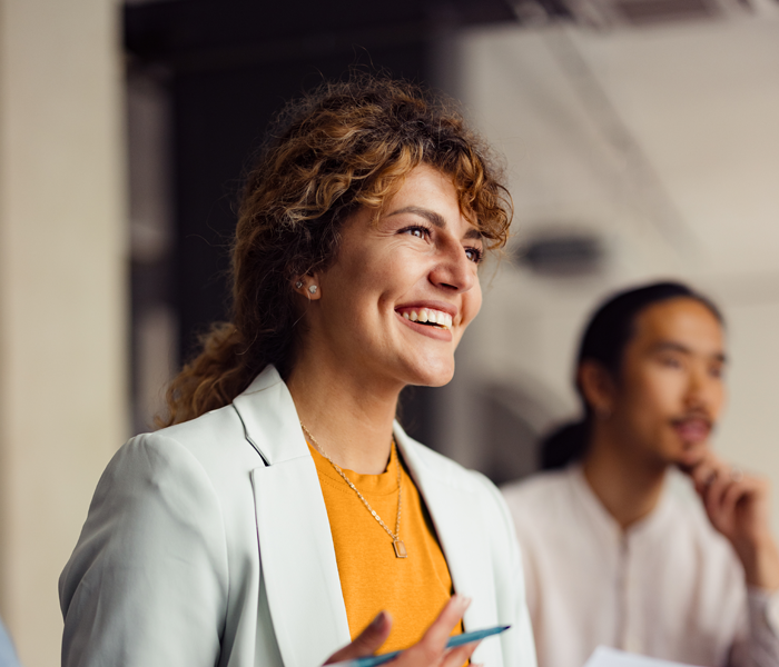 Woman in a meeting