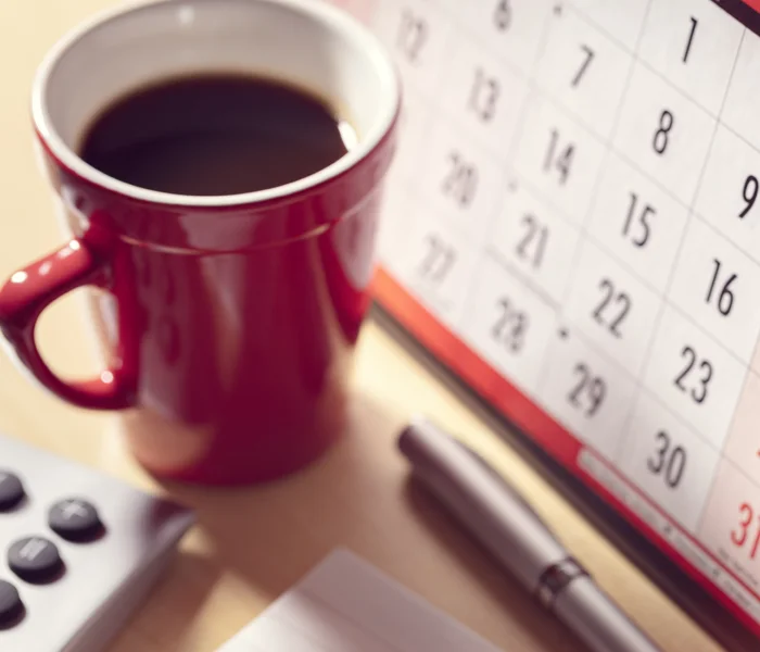 Coffee by calendar 